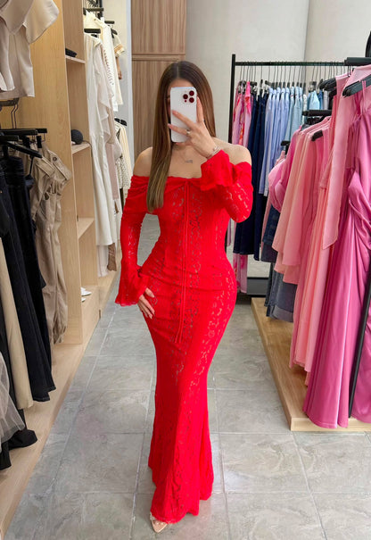 Vestido Boho Red