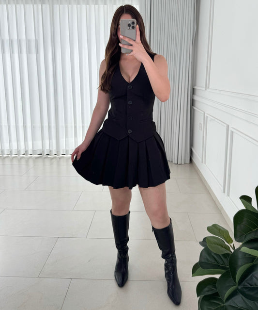 Vestido Vest Black
