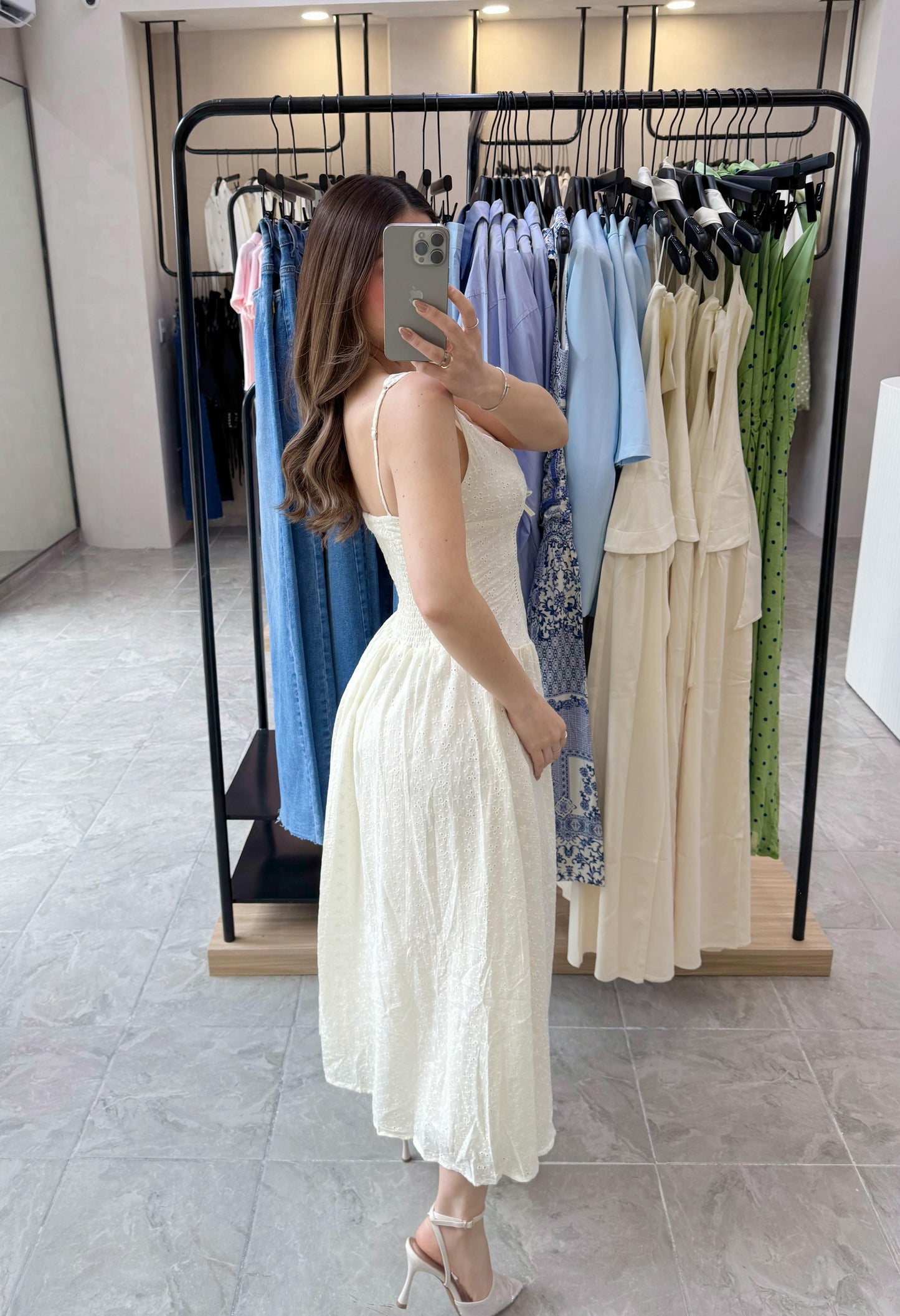 Vestido Broderie Ivory
