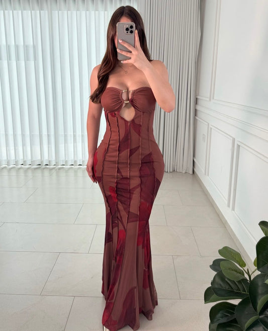 Vestido Strappless Habana