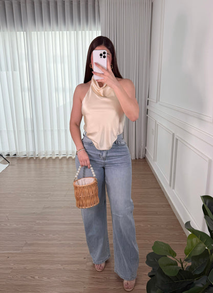 Top Satin Ivory