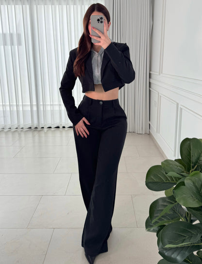 Conjunto Cropped Black