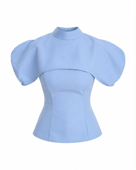 Blusa Overlay Blue