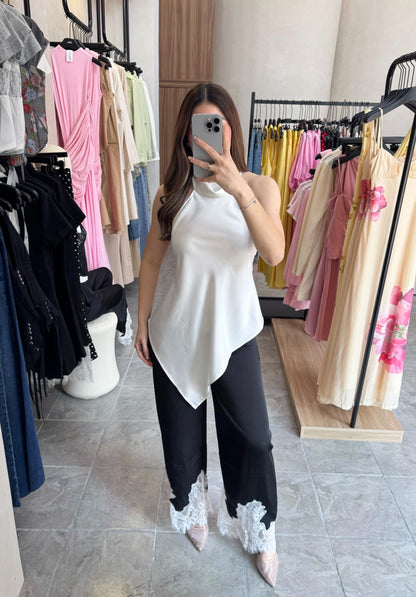 Top Backless White