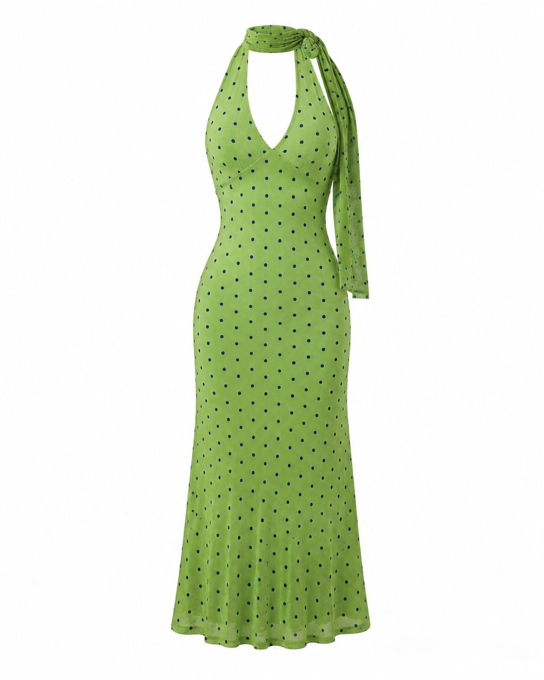 Vestido Spots Green