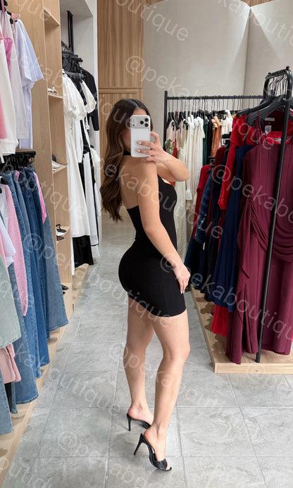 Vestido Halter Black