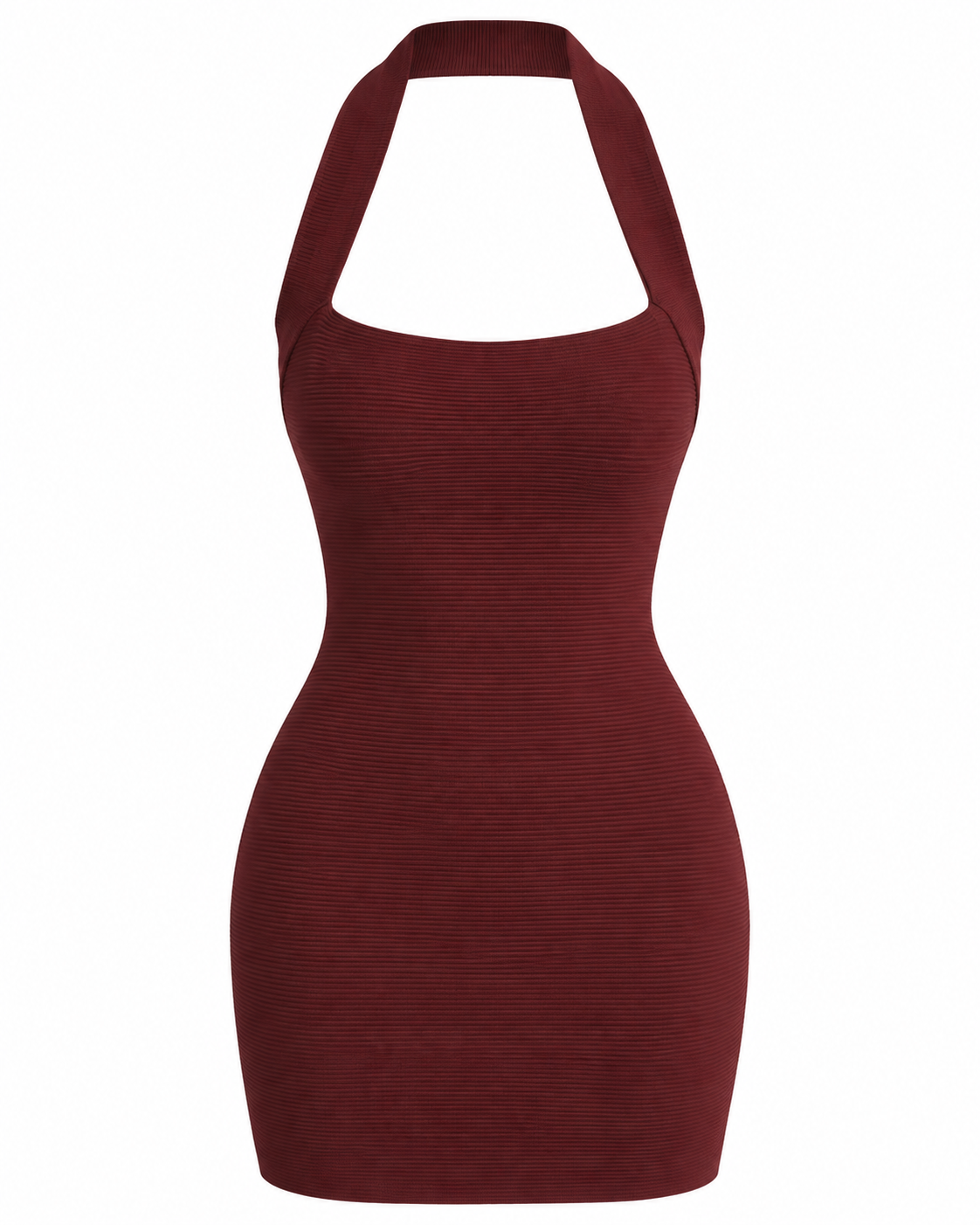 Vestido Halter Brown