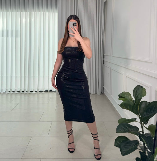 Vestido Black Strap