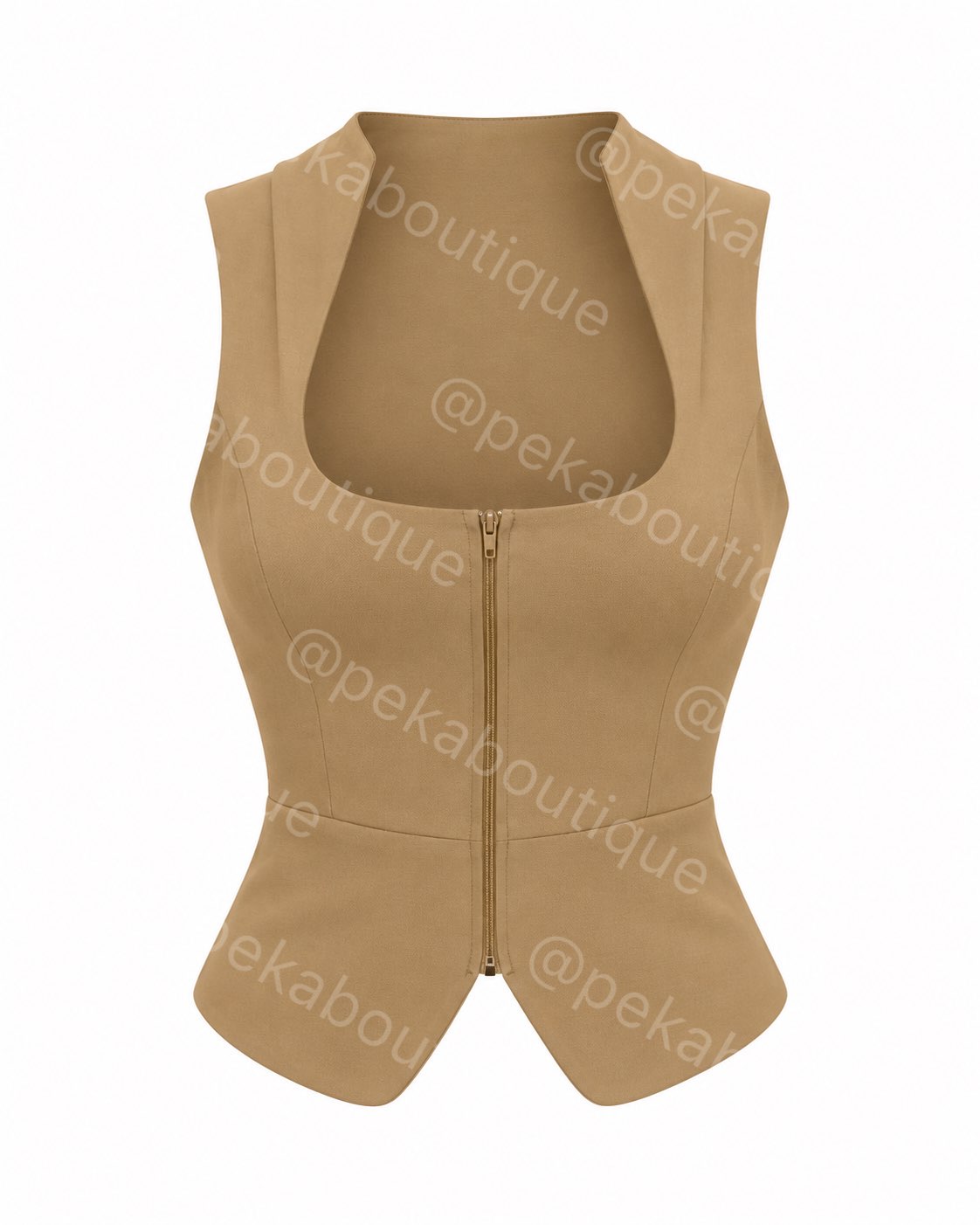 Blusa Keyhole Nude