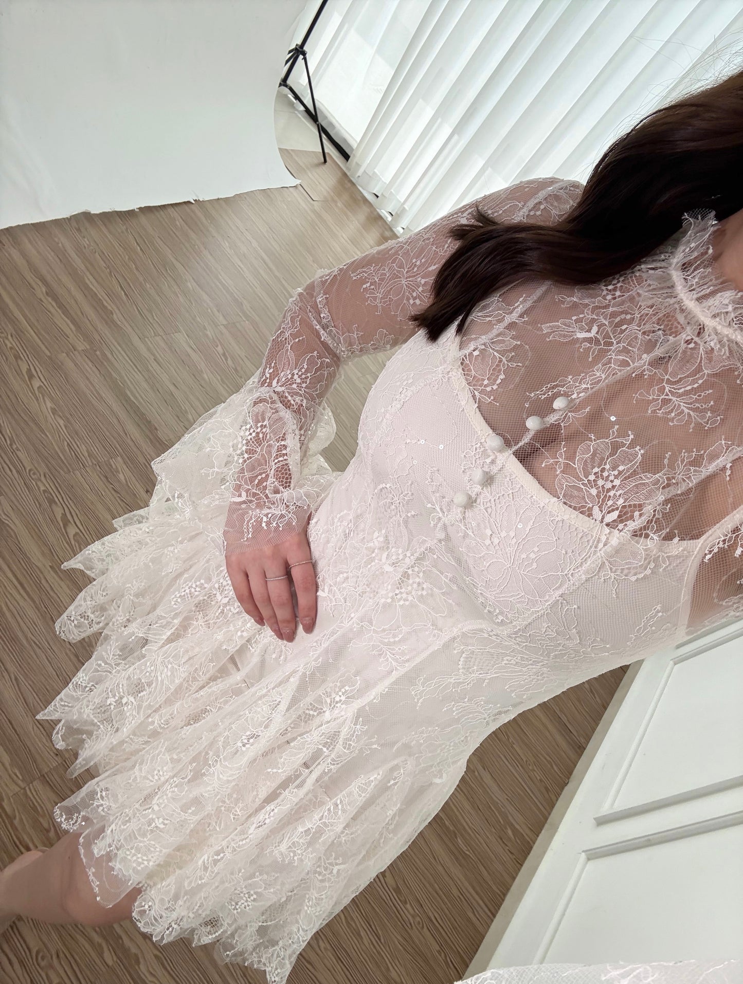 Vestido Victorian Ivory