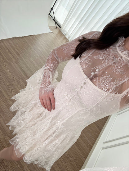 Vestido Victorian Ivory