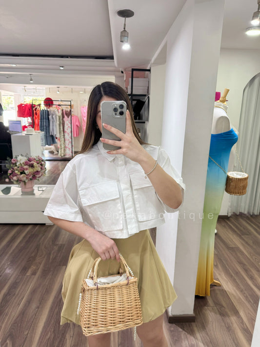 Camisa Cargo White