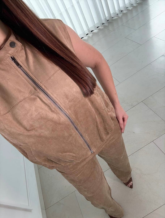 Chaleco Velvet Beige