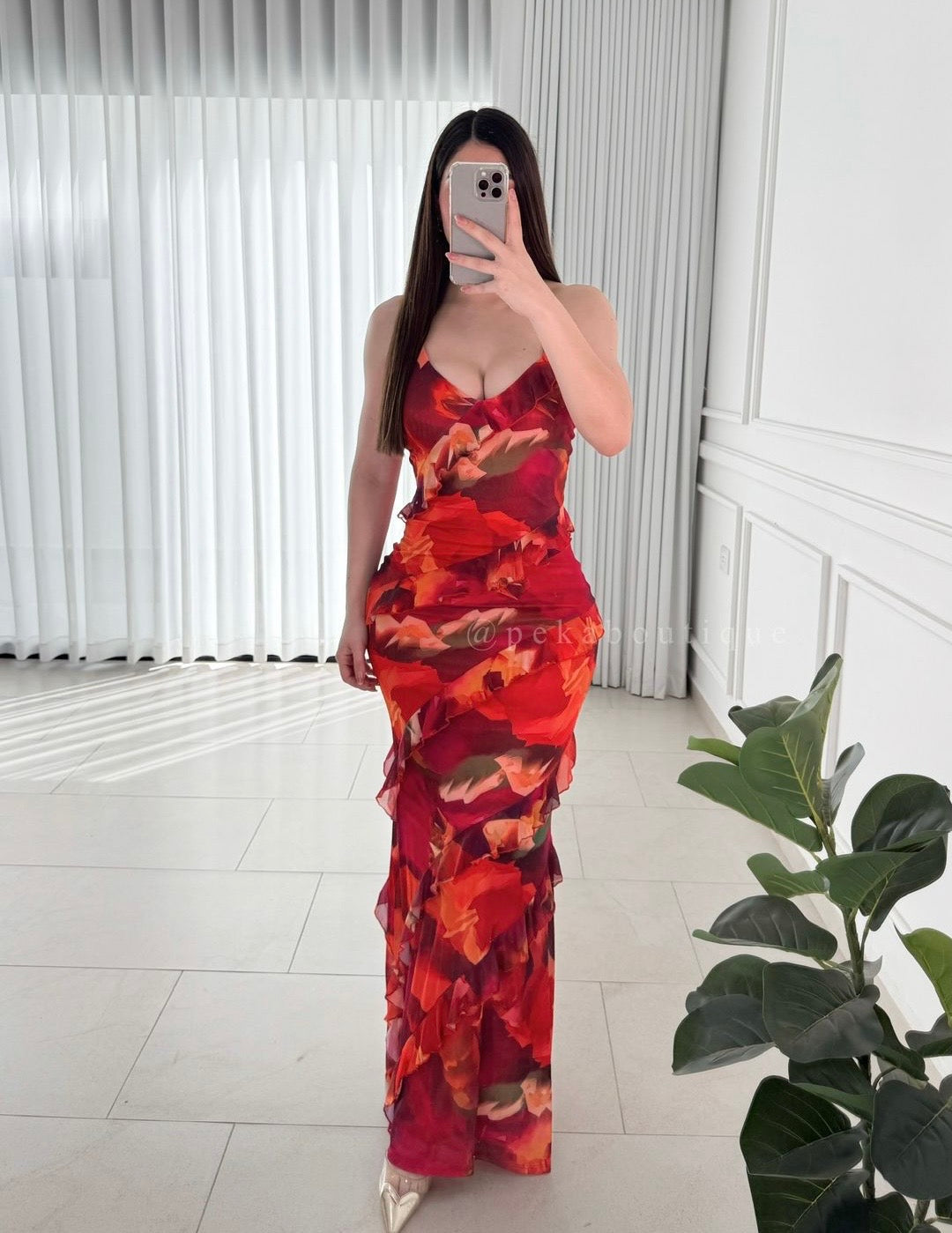 Vestido Lava Print