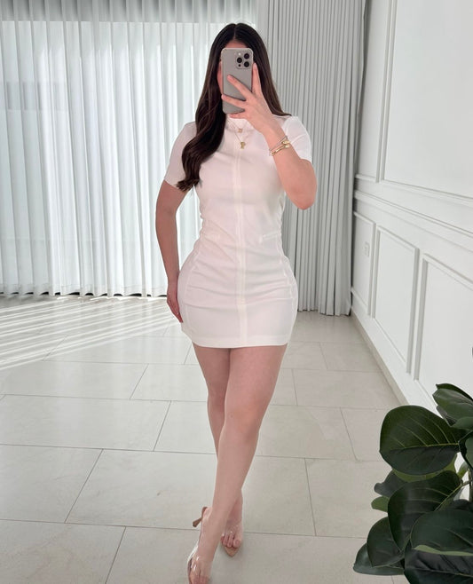 Vestido Plain White