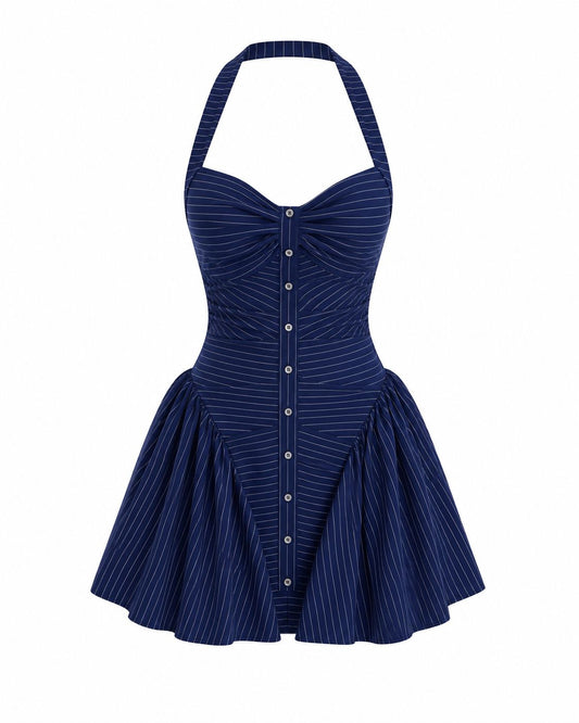 Vestido Oxford Navy
