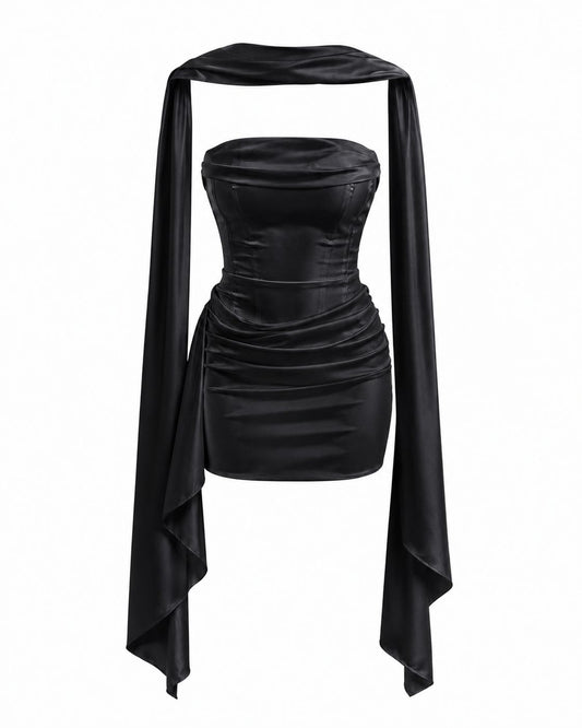 Vestido Cascade Black