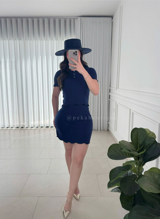 Conjunto Waves Navy
