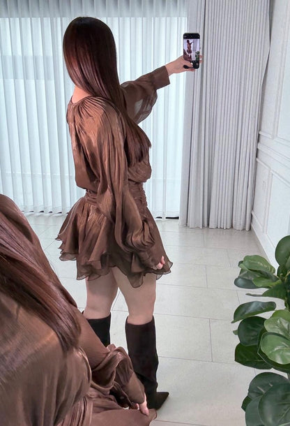 Vestido Marfil Brown