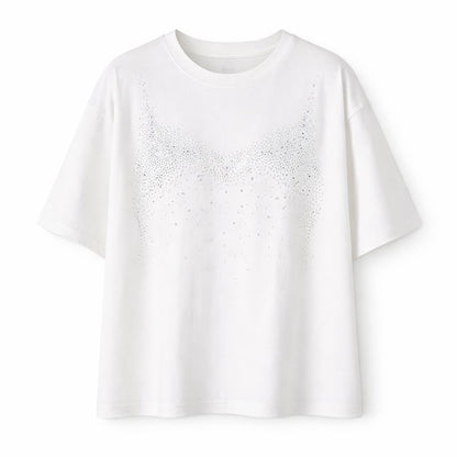 Blusa Rhinestone White