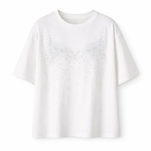 Blusa Rhinestone White