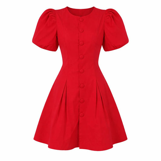 Vestido Puff Red