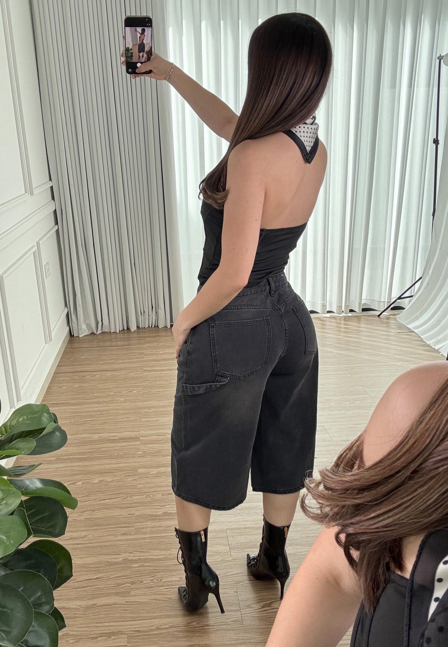 Short Denim Black