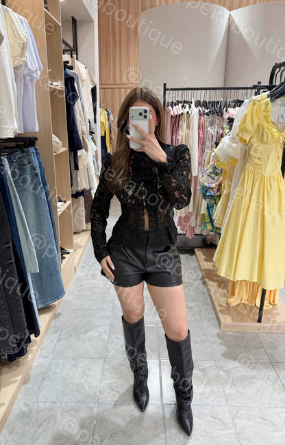 Blusa Qipao Black