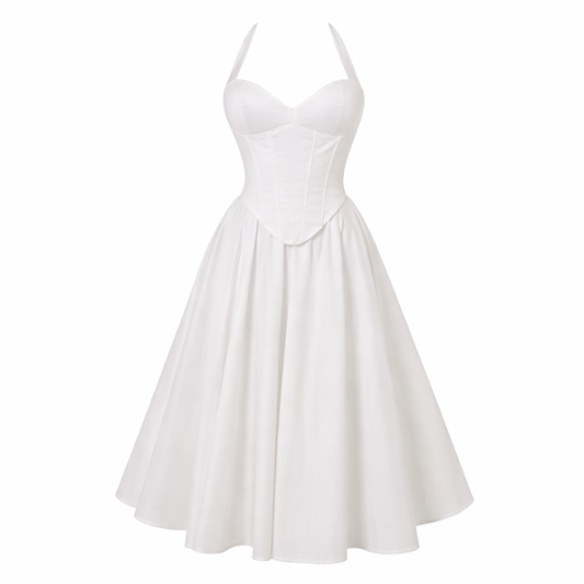 Vestido Bustier White