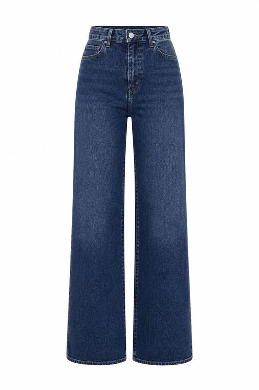 Pantalón Wide Navy