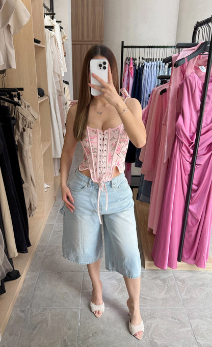 Corsette Coquette Pink