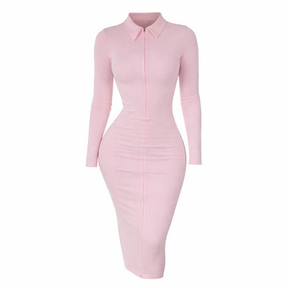 Vestido Zipper Pink