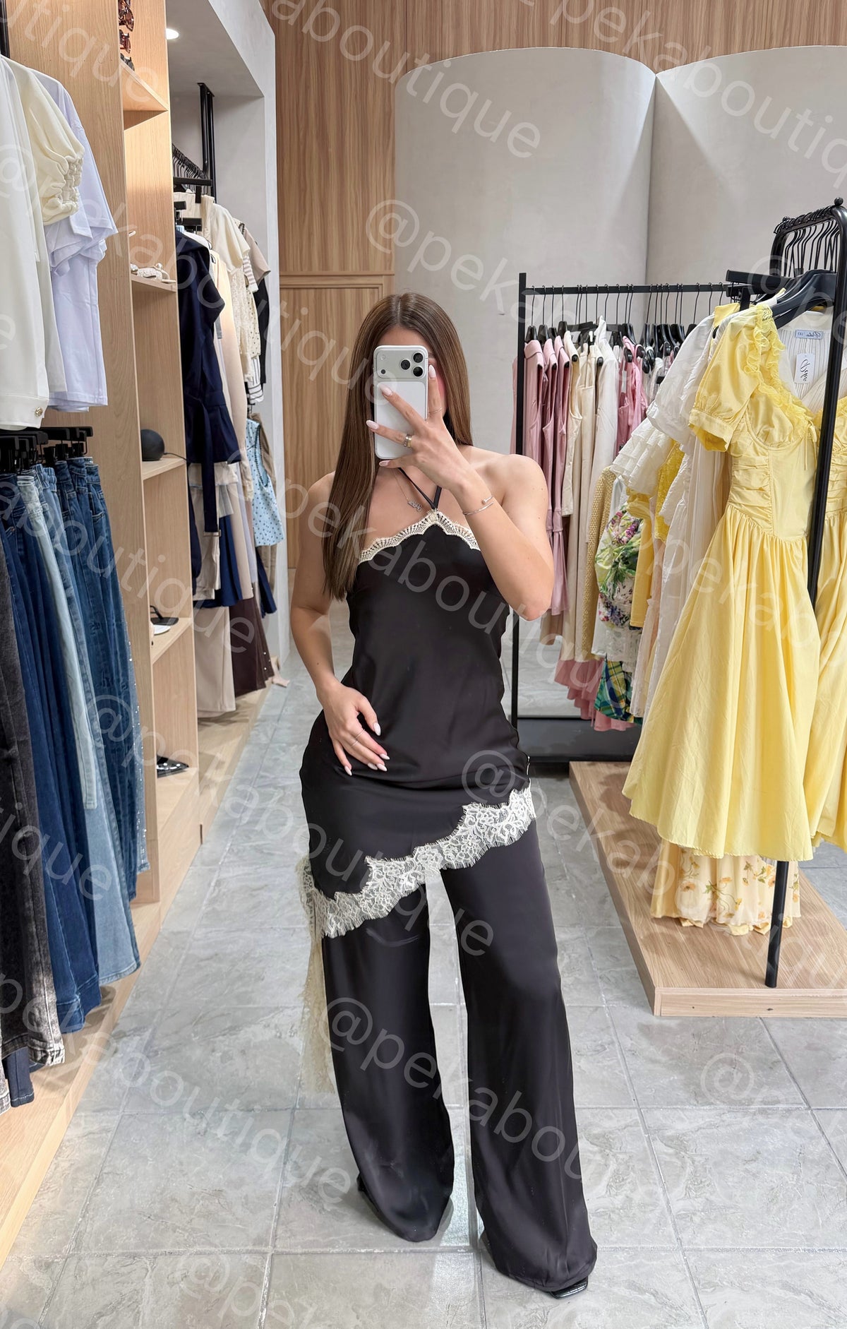 Jumpsuit Satin Black