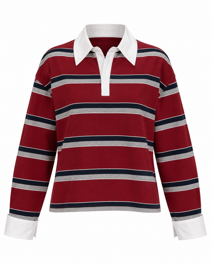 Blusa Varsity Burgundy