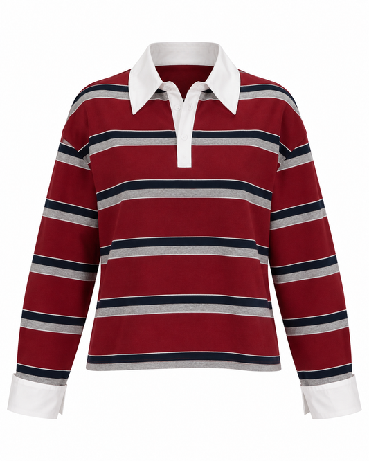 Blusa Varsity Burgundy