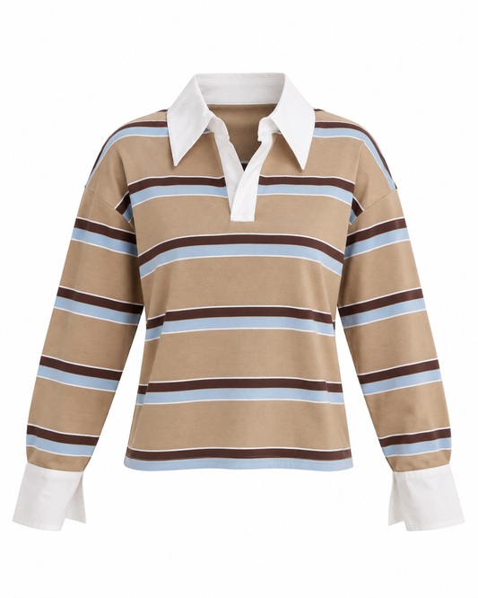 Blusa Varsity Nude