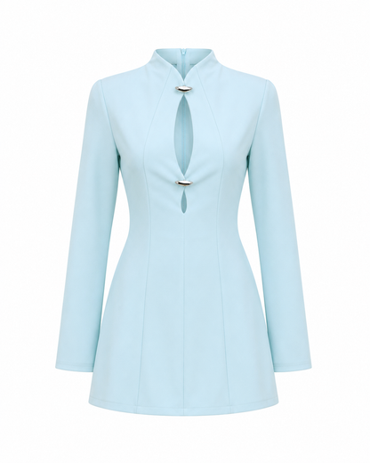 Vestido Slit Blue