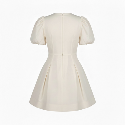 Vestido Puff Ivory