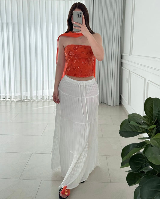 Falda Hana White