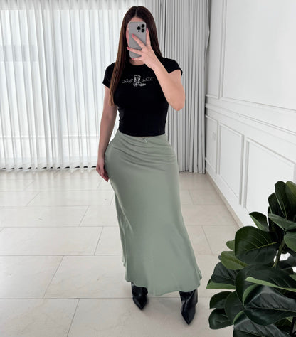 Falda Bow Sage