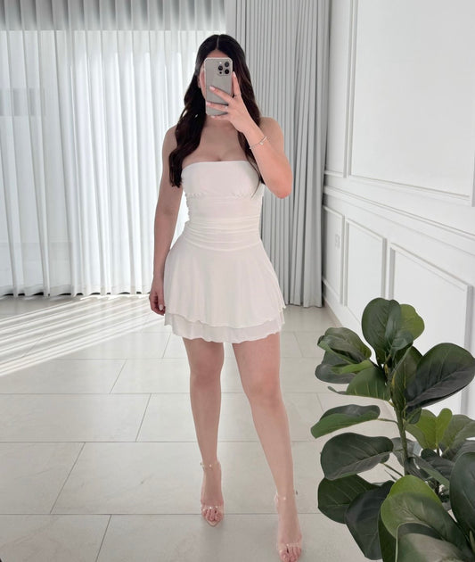 Vestido Halo White