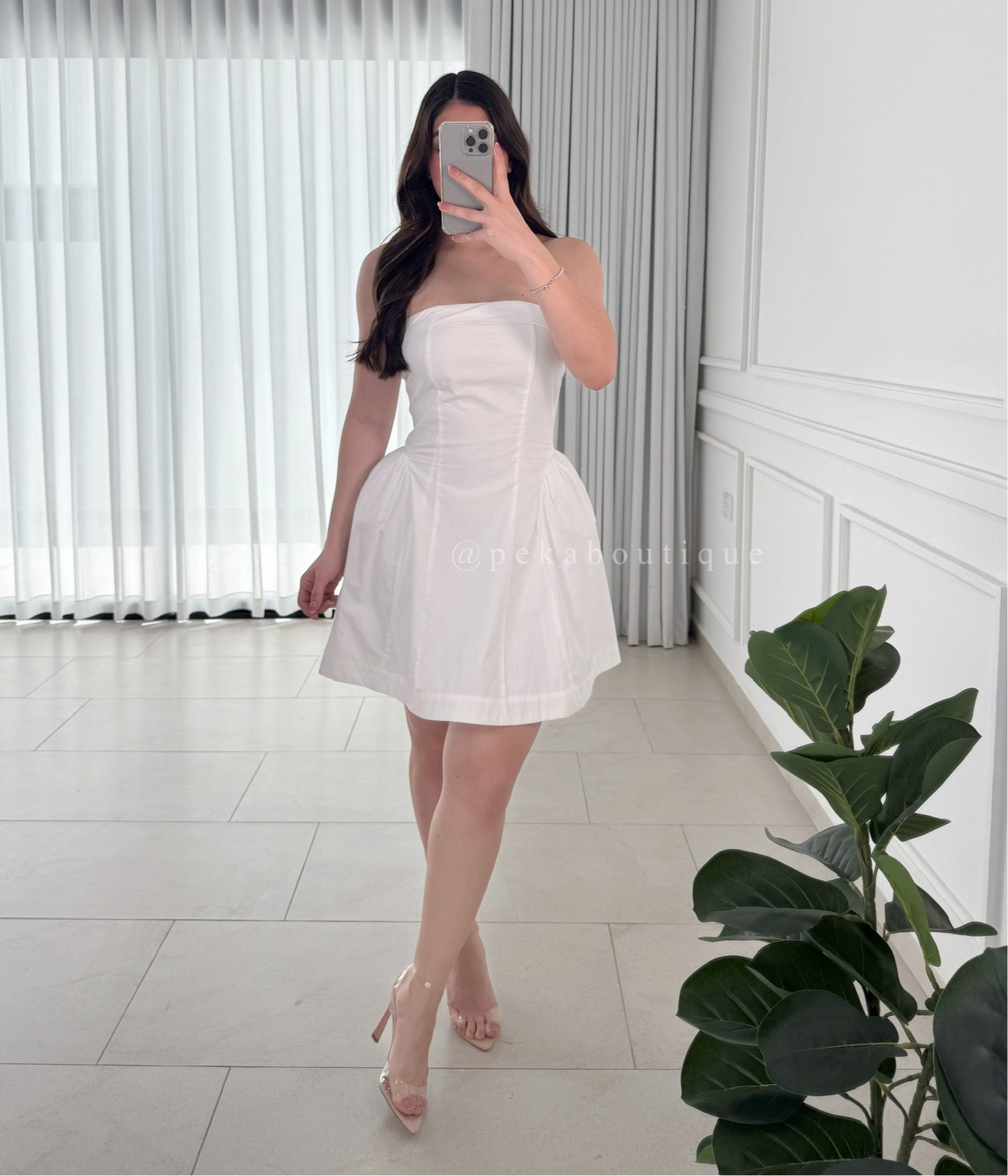 Vestido Flowy White