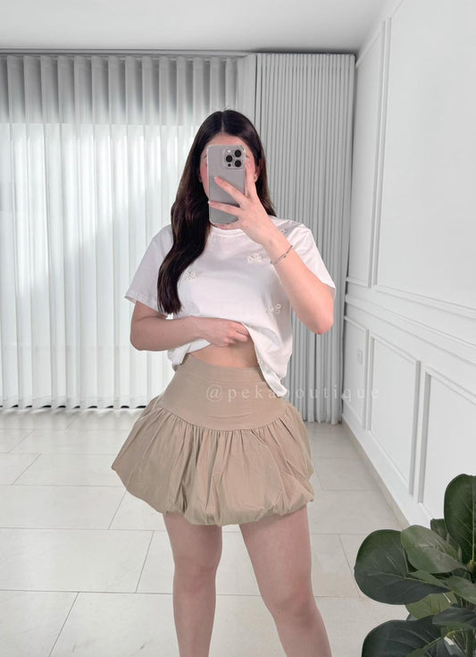 Falda Peplum Nude