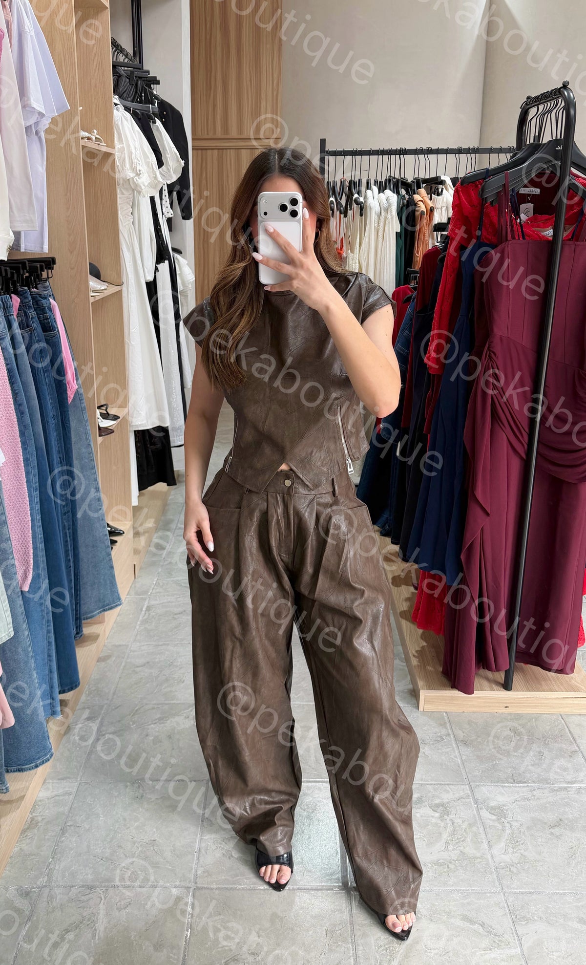 Conjunto Rust Brown