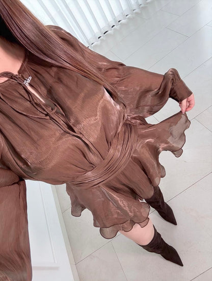 Vestido Marfil Brown