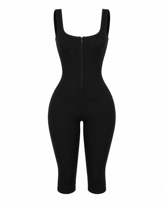 Jumpsuit Zipper Black