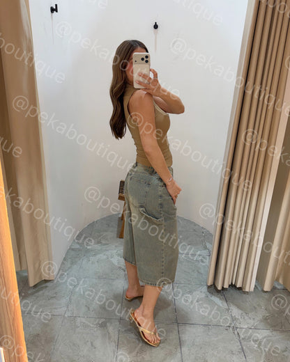 Short Denim Snow