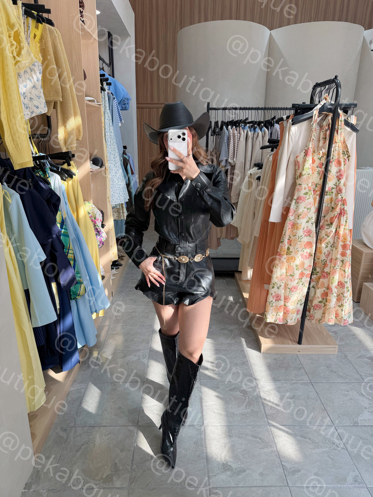 Romper Flutter Black