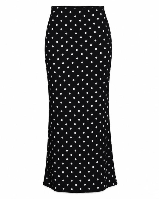 Falda Polka Black