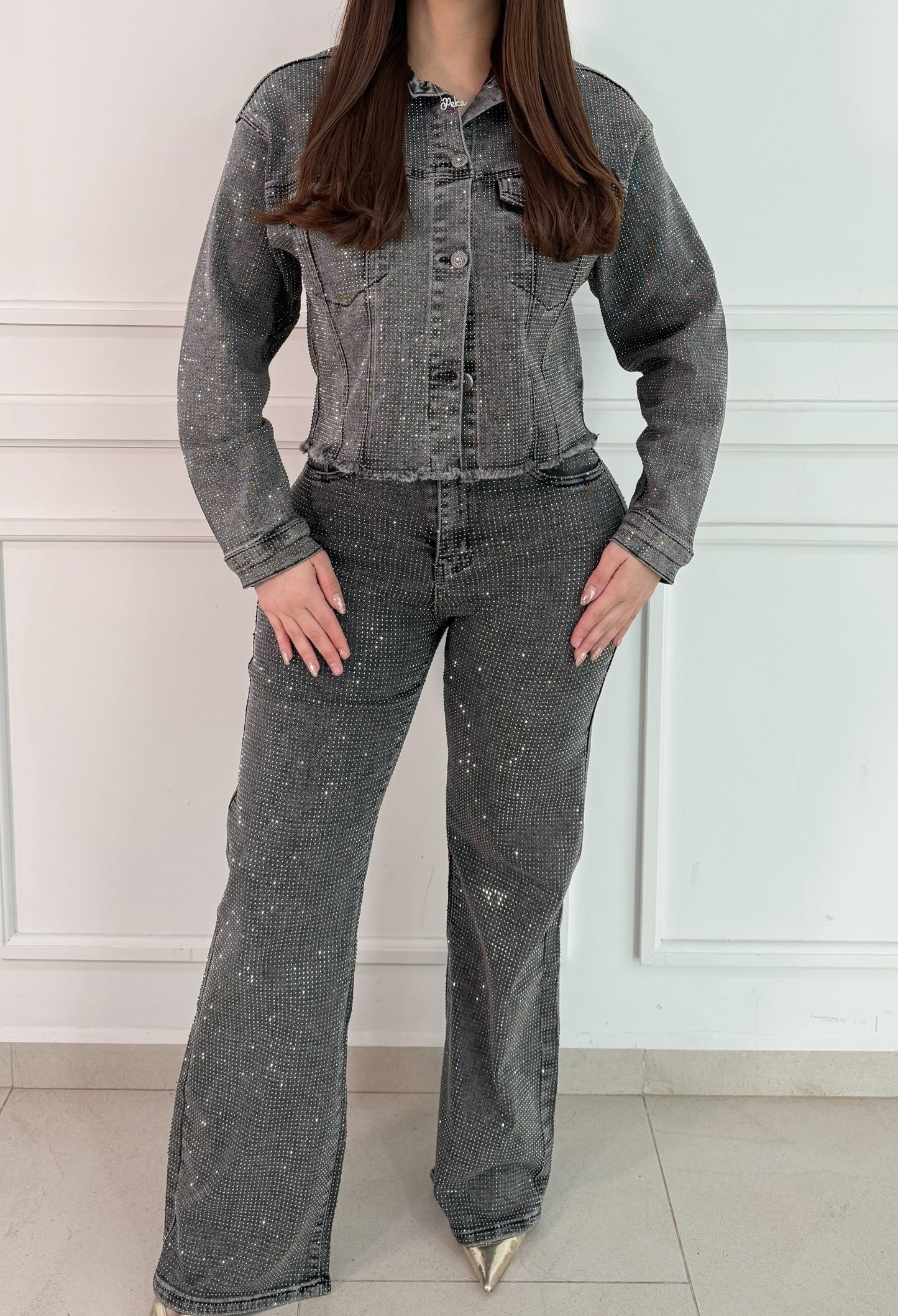 Chamarra Diamond Charcoal